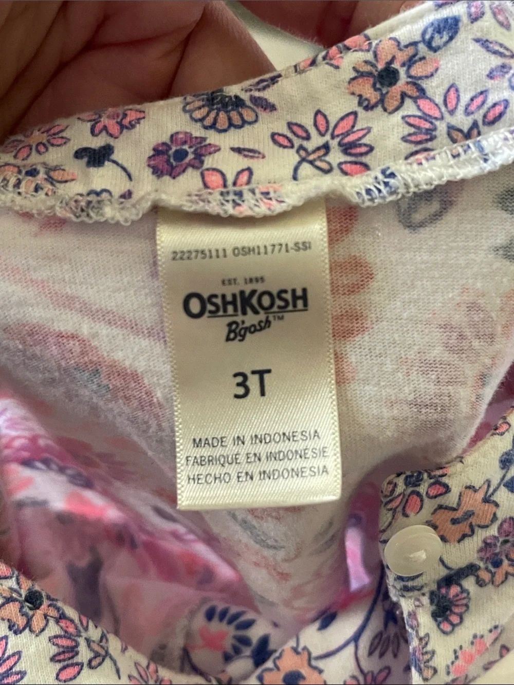 3T floral top